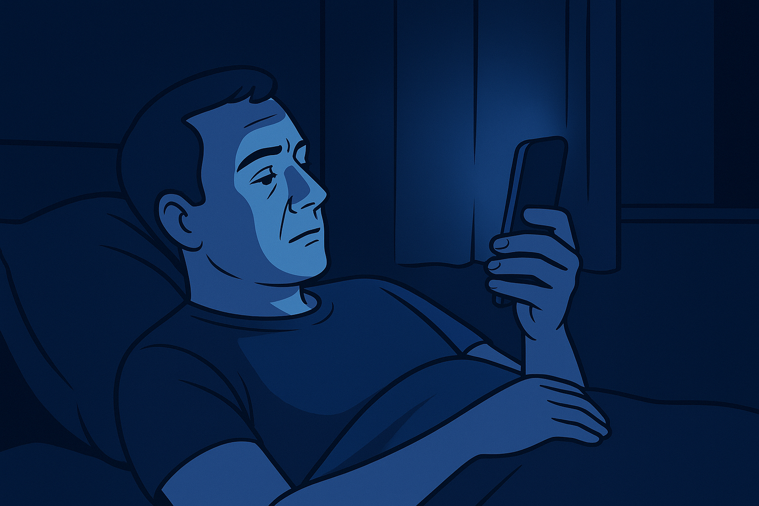 夜里玩手机差点失明:一位老顾客的青光眼惊魂记