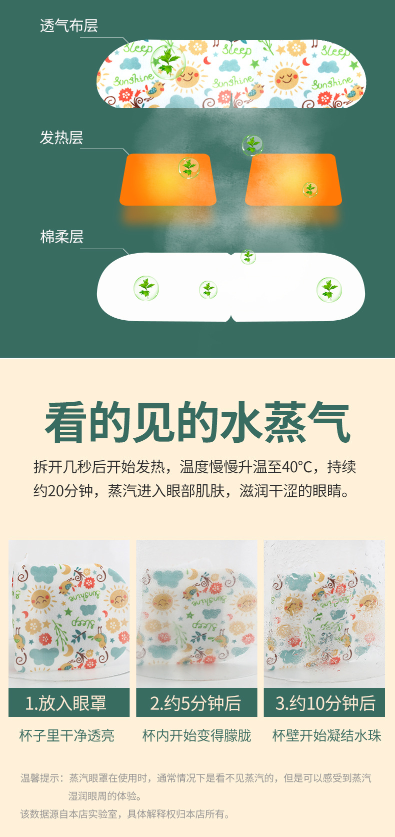 南京同仁堂蒸汽眼罩艾草护眼贴艾灸眼罩