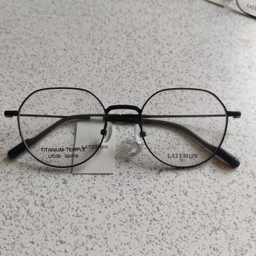 浪特梦纯钛复古镜架L7035