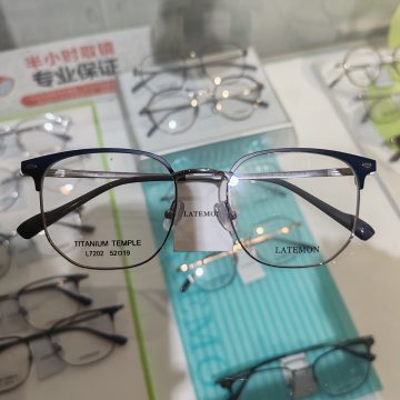 浪特梦纯钛复古镜架L7202