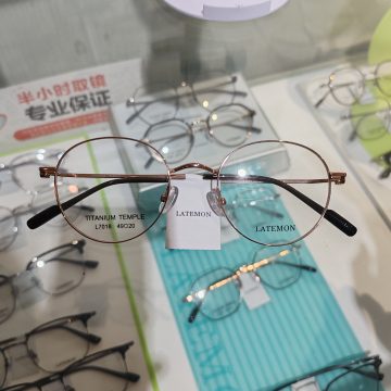 浪特梦纯钛复古镜架L7018