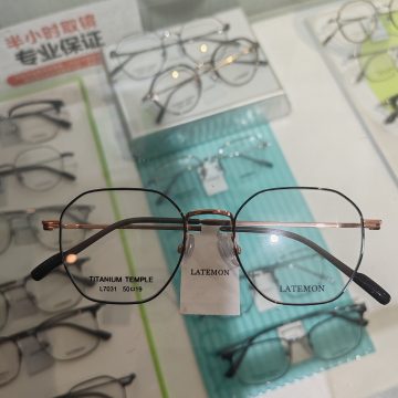 浪特梦纯钛复古镜架L7031