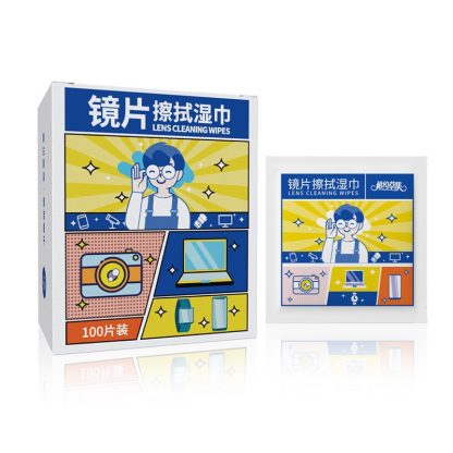 专业镜片擦拭湿巾​